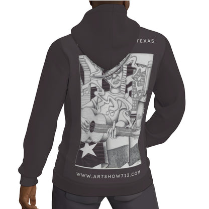 All-Over Print Pullover Hoodie (Don't Mess With Texas)