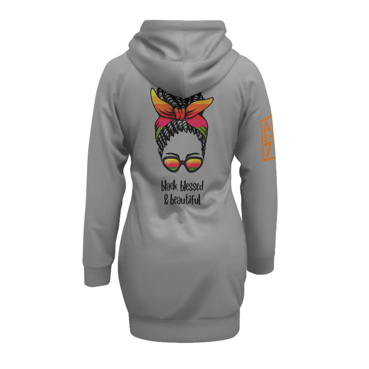 Black, Blessed, and Beautiful Women's Pullover Hoodie With Raglan Sleeve